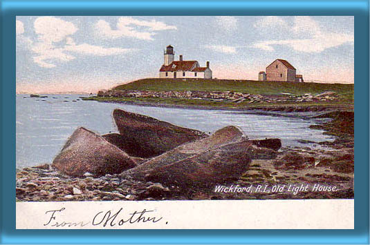 Poplar Point Lighthouse Postcard