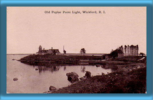 Poplar Point Lighthouse Postcard