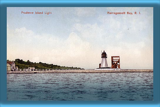 Prudence Island Lighthouse Postcard