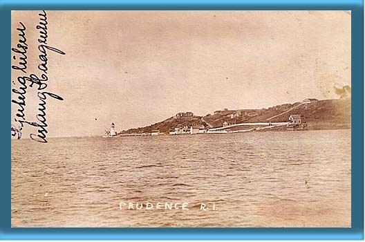 Prudence Island Lighthouse Postcard