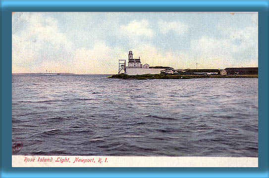 Rose Island Lighthouse Postcard