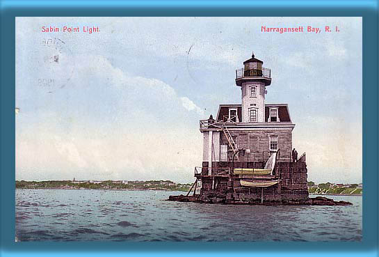 Sabin Point Lighthouse Postcard