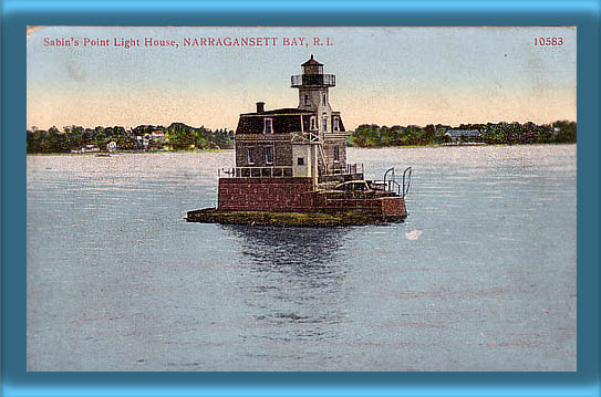 Sabin Point Lighthouse Postcard