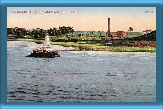 Sassafras Point Light Postcard