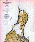 Block Island Nautical Chart - 1914