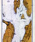 Bristol Harbor and Approaches Nautical Chart - 1917