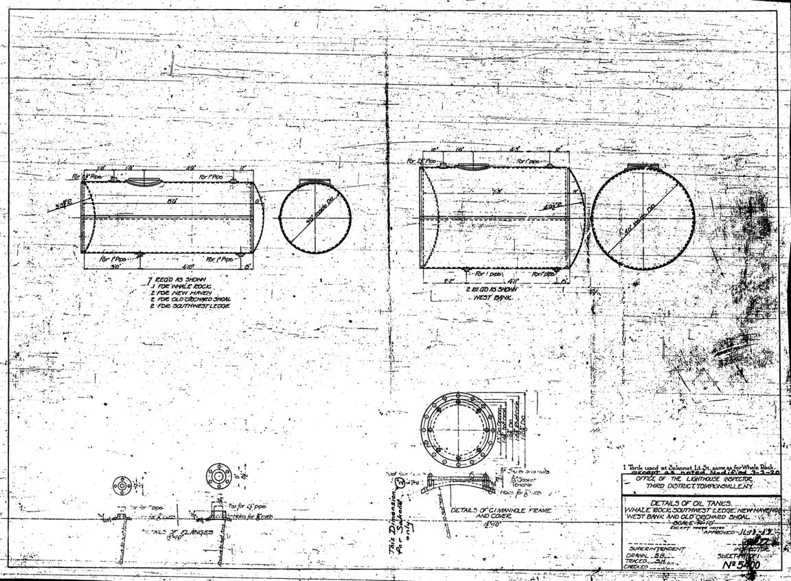 Whale Rock - Oil Storage - 1919