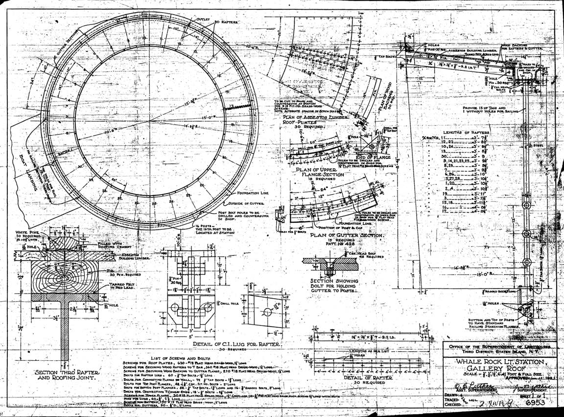Whale Rock - Gallery Roof - 1925