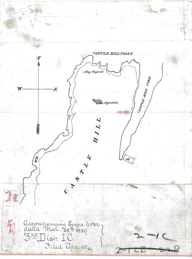 Castle Hill Light Proposed Site - March 1889
