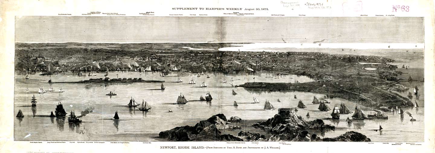  Newport Harbor in 1872