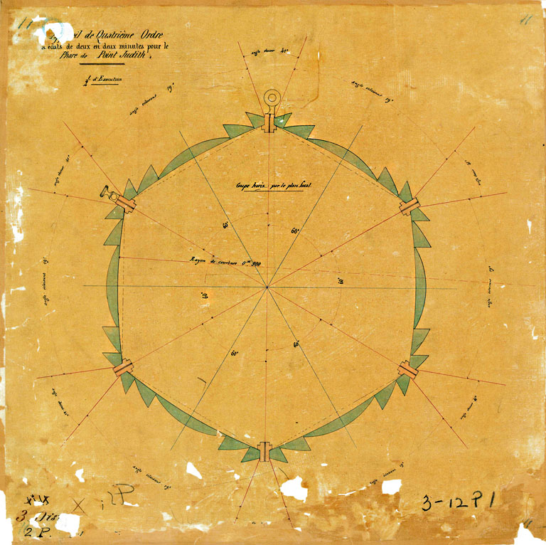  Plan for Point Judith Lighthouse's Fresnel Lens