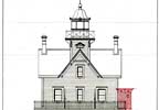 Back o Bullock's Point Lighthouse - 1875