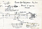 1901 Castle Hill Fog Bell Supporting Brackets Horizontal View - 1895