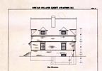 Exterior Drawings of Gould Island Light's Keeper's House - 1888