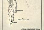 Dutch Island Light Station Map Location for New Boathouse - 1938