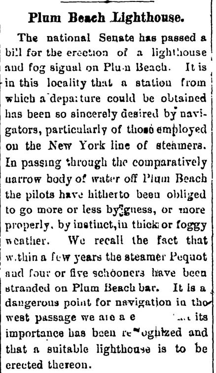 Plum Beach Lighthouse