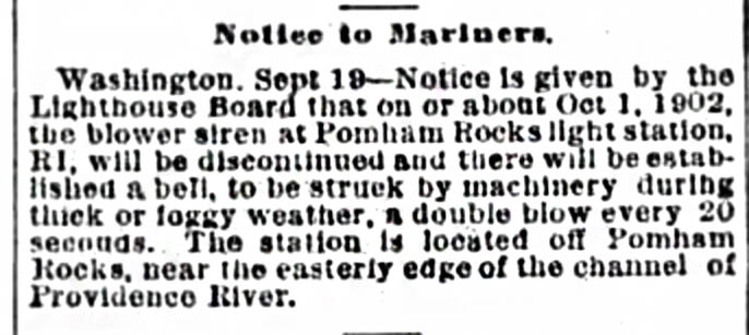 Notice to Mariners