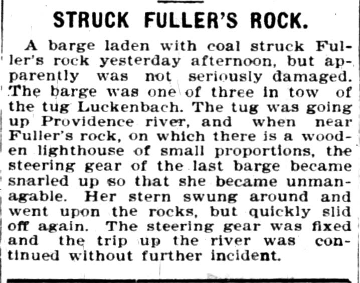 STRUCK FULLER'S ROCK.