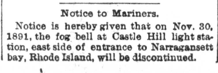 Notice to Mariners