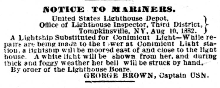 NOTICE TO MARINERS.