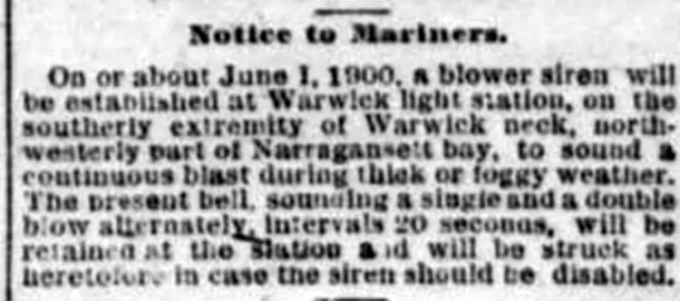 Notice to Mariners.