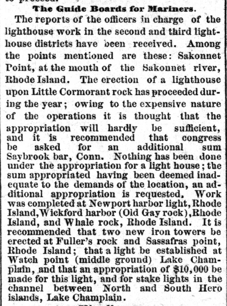 The Guide Boards for Mariners