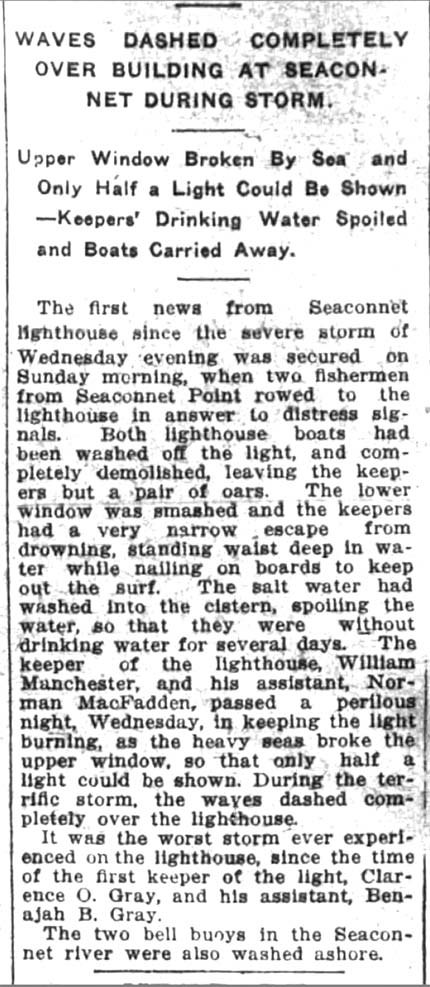 WAVES DASHED COMPLETELY OVER BUILDING ...