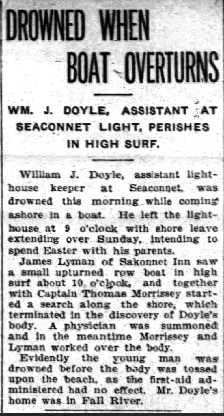 DROWNED WHEN BOAT OVERTURNS