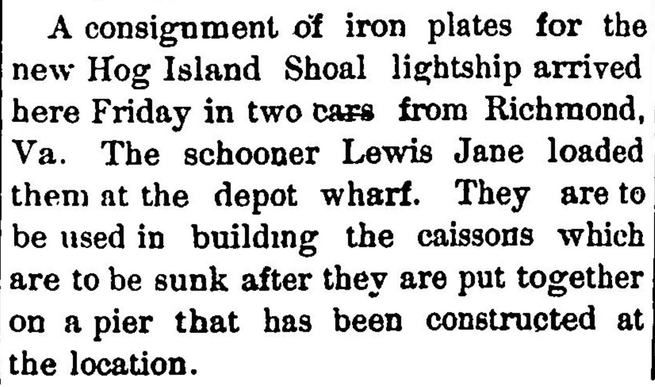 A consignment of iron plates ...