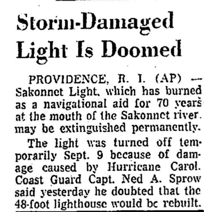 Storm-Damaged Light Is Doomed