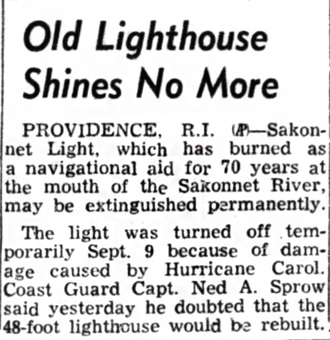 Old Lighthouse Shines No More