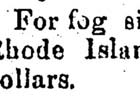 Beavertail Lighthouse Newspaper Articles