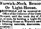 Warwick Lighthouse Newspaper Articles