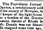 Dutch Island Lighthouse Newspaper Articles