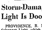 Sakonnet Point Lighthouse Newspaper Articles