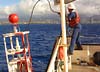 Securing a 9X35LWR Buoy to a Coast Guard Buoy Tender