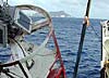 Lifting a 9X35LWR Buoy onto a Coast Guard Buoy Tender