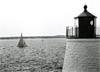 Castle Hill Lighthouse's Lantern and Fifth Order Fresnel Lens