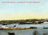 View of Newport R.I., showing Ida Lewis Lighthouse