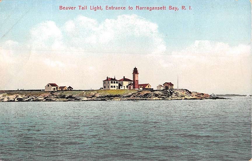 Beavertail Lighthouse Postcard