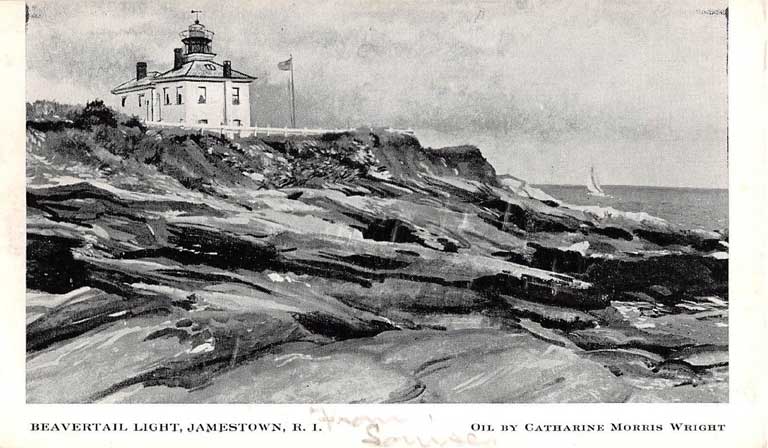 Beavertail Lighthouse Postcard