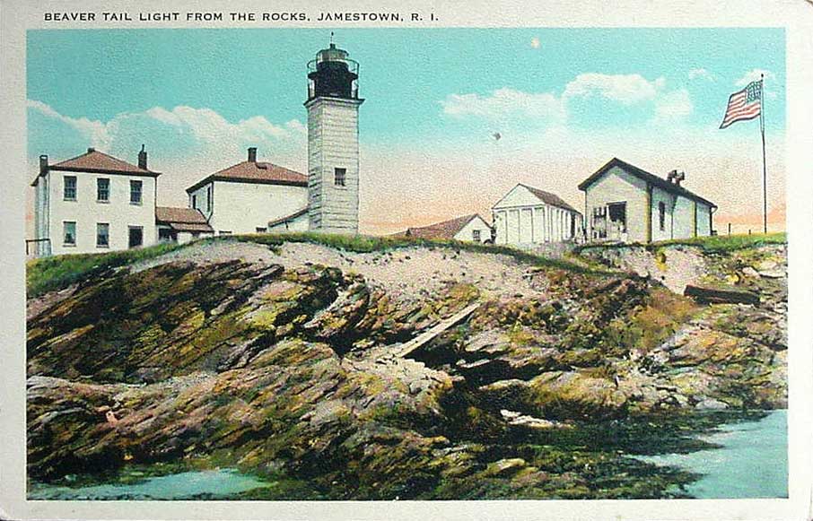 Beavertail Lighthouse Postcard