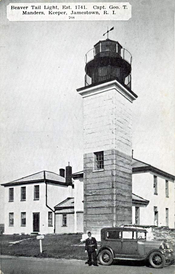 Beavertail Lighthouse Postcard