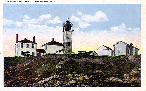 Beavertail Lighthouse Postcard