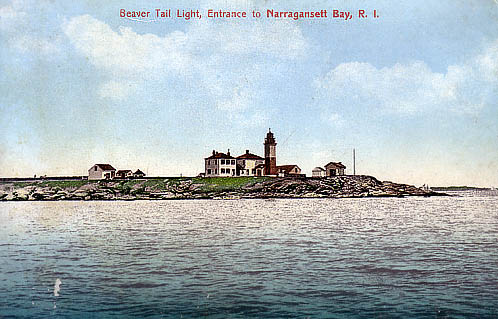 Beavertail Lighthouse Postcard