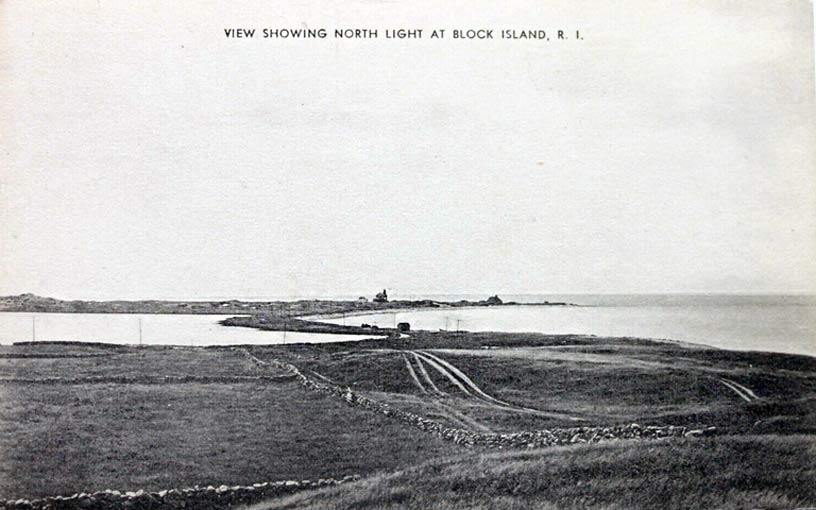 Block Island Ligthouse Postcard