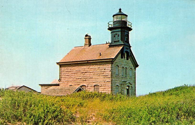 Block Island Ligthouse Postcard