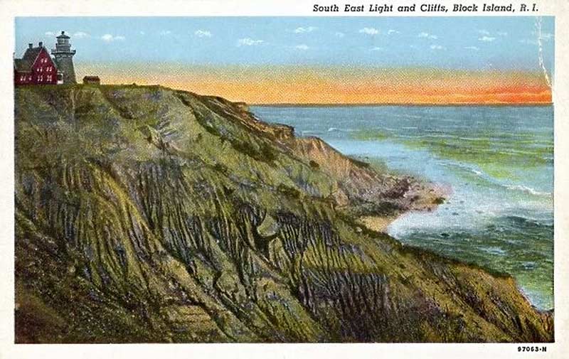 Block Island Southeast Lighthouse Postcard