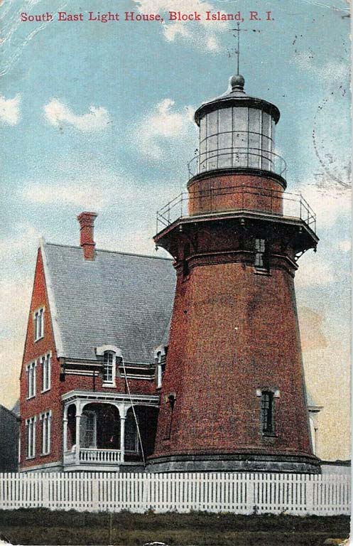 Block Island Southeast Lighthouse Postcard