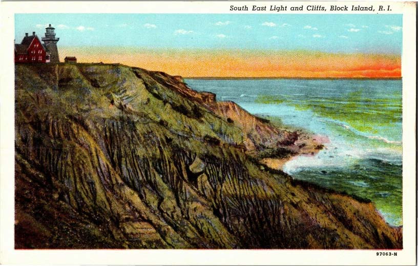 Block Island Southeast Lighthouse Postcard